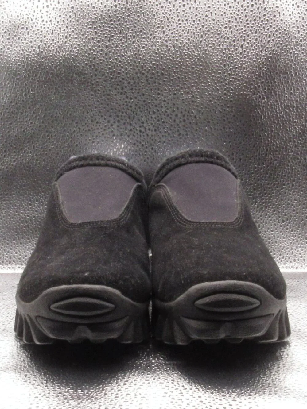 Salomon Black Contagrip CX Snow Clog Suede Slip-On Winter Shoes Mens Size 7